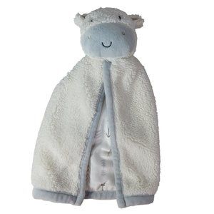 Chick Pea Cow Arrow Lovey White Gray 13" Giraffe Sherpa Plush Soothing Security